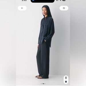 Aritzia Effortless Pants in Navy (Admiral) NWT